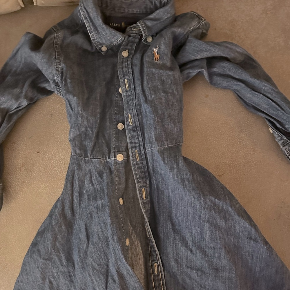 Toddler denim dress